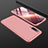 Handyhülle Hülle Kunststoff Schutzhülle Tasche Matt Vorder und Rückseite 360 Grad M01 für Xiaomi Mi 9 Pro Rosegold