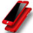 Handyhülle Hülle Kunststoff Schutzhülle Tasche Matt Vorder und Rückseite 360 Grad M02 für Apple iPhone 6S Plus