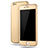 Handyhülle Hülle Kunststoff Schutzhülle Tasche Matt Vorder und Rückseite 360 Grad M02 für Apple iPhone 6S Plus Gold