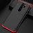 Handyhülle Hülle Kunststoff Schutzhülle Tasche Matt Vorder und Rückseite 360 Grad mit Fingerring Ständer für Xiaomi Redmi Note 8 Pro