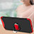 Handyhülle Hülle Kunststoff Schutzhülle Tasche Matt Vorder und Rückseite 360 Grad mit Fingerring Ständer S01 für Oppo Find X Super Flash Edition