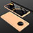 Handyhülle Hülle Kunststoff Schutzhülle Tasche Matt Vorder und Rückseite 360 Grad P01 für Huawei Mate 30 5G Gold