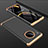 Handyhülle Hülle Kunststoff Schutzhülle Tasche Matt Vorder und Rückseite 360 Grad P01 für Huawei Mate 30 5G Gold und Schwarz
