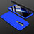 Handyhülle Hülle Kunststoff Schutzhülle Tasche Matt Vorder und Rückseite 360 Grad P01 für Nokia 6.1 Plus Blau