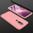 Handyhülle Hülle Kunststoff Schutzhülle Tasche Matt Vorder und Rückseite 360 Grad P01 für Nokia X6 Rosegold
