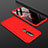 Handyhülle Hülle Kunststoff Schutzhülle Tasche Matt Vorder und Rückseite 360 Grad P01 für Nokia X6 Rot