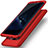 Handyhülle Hülle Kunststoff Schutzhülle Tasche Matt Vorder und Rückseite 360 Grad Q02 für Samsung Galaxy S8 Rot