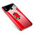 Handyhülle Hülle Kunststoff Schutzhülle Tasche Spiegel 360 Grad mit Magnetisch Fingerring Ständer für Huawei Nova 3i Rot
