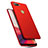 Handyhülle Hülle Kunststoff Schutzhülle Tasche Treibsand für Oppo AX7 Rot