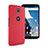Handyhülle Hülle Kunststoff Schutzhülle Treibsand für Google Nexus 6 Rot
