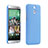 Handyhülle Hülle Kunststoff Schutzhülle Treibsand für HTC One E8 Blau