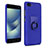 Handyhülle Hülle Kunststoff Schutzhülle Treibsand mit Fingerring Ständer für Asus Zenfone 4 Max ZC554KL Blau