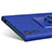Handyhülle Hülle Kunststoff Schutzhülle Treibsand mit Fingerring Ständer für Sony Xperia XZ Blau