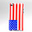 Handyhülle Hülle Kunststoff Schutzhülle USA Flagge für Apple iPod Touch 4 Bunt