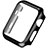 Handyhülle Hülle Luxus Aluminium Metall Rahmen C03 für Apple iWatch 2 38mm Schwarz
