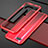 Handyhülle Hülle Luxus Aluminium Metall Rahmen für Oppo K1 Rot