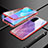 Handyhülle Hülle Luxus Aluminium Metall Rahmen Spiegel 360 Grad Ganzkörper Tasche für Huawei Honor 30 Lite 5G Rot