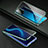Handyhülle Hülle Luxus Aluminium Metall Rahmen Spiegel 360 Grad Ganzkörper Tasche für Huawei Honor X10 5G Grün