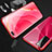 Handyhülle Hülle Luxus Aluminium Metall Rahmen Spiegel 360 Grad Ganzkörper Tasche für Huawei Nova 7 Pro 5G Rot