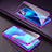 Handyhülle Hülle Luxus Aluminium Metall Rahmen Spiegel 360 Grad Ganzkörper Tasche für Huawei P40 Lite 5G Violett