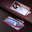 Handyhülle Hülle Luxus Aluminium Metall Rahmen Spiegel 360 Grad Ganzkörper Tasche für Oppo Ace2