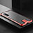 Handyhülle Hülle Luxus Aluminium Metall Rahmen Spiegel 360 Grad Ganzkörper Tasche für Sony Xperia 5 II Rot