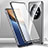 Handyhülle Hülle Luxus Aluminium Metall Rahmen Spiegel 360 Grad Ganzkörper Tasche für Xiaomi Mi 12S Ultra 5G Silber