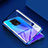 Handyhülle Hülle Luxus Aluminium Metall Rahmen Spiegel 360 Grad Ganzkörper Tasche für Xiaomi Poco M2 Pro Blau
