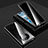 Handyhülle Hülle Luxus Aluminium Metall Rahmen Spiegel 360 Grad Ganzkörper Tasche K01 für Huawei Mate 40 Pro Schwarz