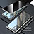 Handyhülle Hülle Luxus Aluminium Metall Rahmen Spiegel 360 Grad Ganzkörper Tasche LK1 für Samsung Galaxy Note 20 5G Silber