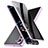 Handyhülle Hülle Luxus Aluminium Metall Rahmen Spiegel 360 Grad Ganzkörper Tasche LK2 für Samsung Galaxy S23 5G Violett