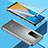 Handyhülle Hülle Luxus Aluminium Metall Rahmen Spiegel 360 Grad Ganzkörper Tasche M01 für Huawei Honor 30S