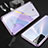 Handyhülle Hülle Luxus Aluminium Metall Rahmen Spiegel 360 Grad Ganzkörper Tasche M02 für Huawei Nova 7 5G Violett