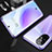Handyhülle Hülle Luxus Aluminium Metall Rahmen Spiegel 360 Grad Ganzkörper Tasche M04 für Huawei Nova 8 5G Violett
