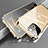 Handyhülle Hülle Luxus Aluminium Metall Rahmen Spiegel 360 Grad Ganzkörper Tasche M05 für Apple iPhone 13