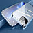 Handyhülle Hülle Luxus Aluminium Metall Rahmen Spiegel 360 Grad Ganzkörper Tasche M05 für Apple iPhone 13 Blau