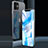 Handyhülle Hülle Luxus Aluminium Metall Rahmen Spiegel 360 Grad Ganzkörper Tasche N01 für Apple iPhone 12