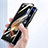 Handyhülle Hülle Luxus Aluminium Metall Rahmen Spiegel 360 Grad Ganzkörper Tasche P01 für Samsung Galaxy Z Fold4 5G