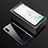 Handyhülle Hülle Luxus Aluminium Metall Rahmen Spiegel 360 Grad Ganzkörper Tasche T01 für Samsung Galaxy Note 10 5G Schwarz