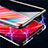Handyhülle Hülle Luxus Aluminium Metall Rahmen Spiegel 360 Grad Ganzkörper Tasche T04 für Xiaomi Mi Note 10