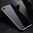 Handyhülle Hülle Luxus Aluminium Metall Rahmen Spiegel 360 Grad Tasche für Apple iPhone SE (2020) Silber