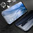 Handyhülle Hülle Luxus Aluminium Metall Rahmen Spiegel 360 Grad Tasche für Oppo Reno 10X Zoom Schwarz