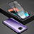 Handyhülle Hülle Luxus Aluminium Metall Rahmen Spiegel 360 Grad Tasche für Xiaomi Poco F2 Pro Violett