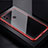Handyhülle Hülle Luxus Aluminium Metall Rahmen Spiegel 360 Grad Tasche für Xiaomi Redmi Note 7 Pro Rot