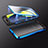 Handyhülle Hülle Luxus Aluminium Metall Rahmen Spiegel 360 Grad Tasche M01 für Samsung Galaxy A80