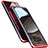 Handyhülle Hülle Luxus Aluminium Metall Rahmen Spiegel 360 Grad Tasche M01 für Samsung Galaxy Note 8 Duos N950F Rot