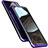 Handyhülle Hülle Luxus Aluminium Metall Rahmen Spiegel 360 Grad Tasche M01 für Samsung Galaxy Note 8 Duos N950F Violett