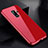 Handyhülle Hülle Luxus Aluminium Metall Rahmen Spiegel 360 Grad Tasche M01 für Samsung Galaxy S9 Plus Rot