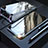 Handyhülle Hülle Luxus Aluminium Metall Rahmen Spiegel 360 Grad Tasche M02 für Apple iPhone XR