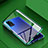 Handyhülle Hülle Luxus Aluminium Metall Rahmen Spiegel 360 Grad Tasche M02 für Huawei Honor V30 5G Grün